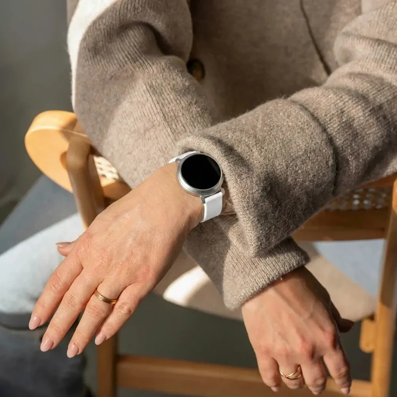 Zenwatch Lily Klassisches Silikonarmband (Weiß)