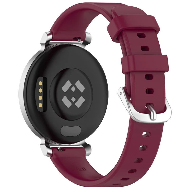 Zenwatch Lily Klassisches Silikonarmband (Weinrot)