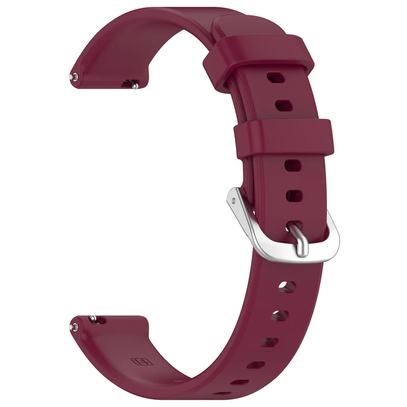 Zenwatch Lily Klassisches Silikonarmband (Weinrot)
