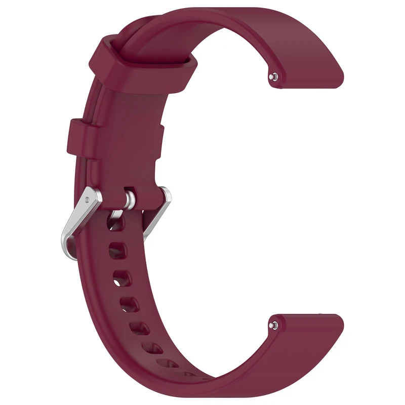 Zenwatch Lily Klassisches Silikonarmband (Weinrot)