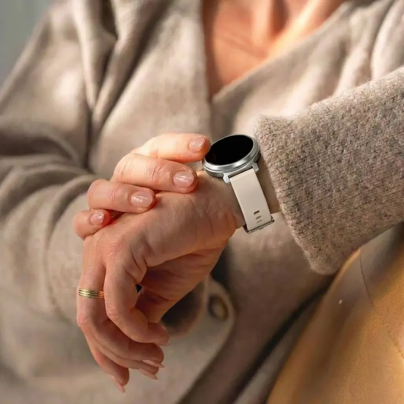 Zenwatch Lily Klassisches Silikonarmband (Polarstern)