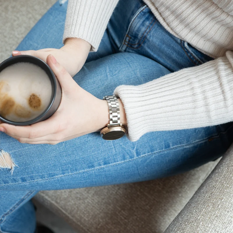 Bandz Zenwatch Lily Stahlarmband 'Classic' (Silber)