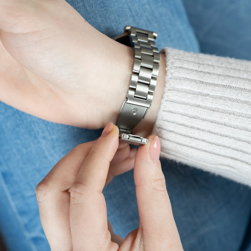 Bandz Zenwatch Lily Stahlarmband 'Classic' (Silber)