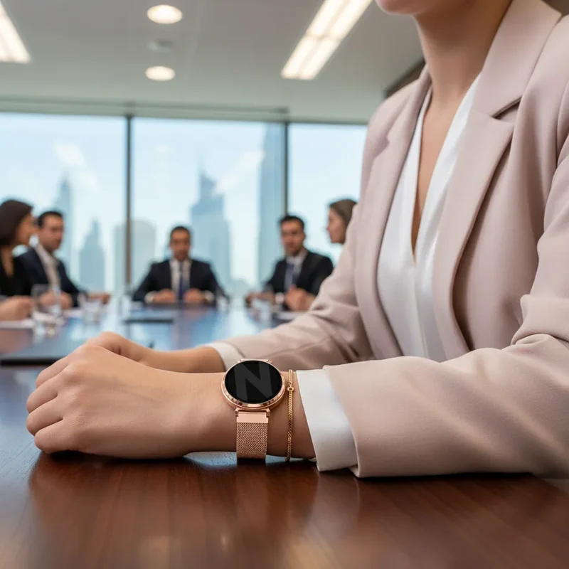 Bandz Zenwatch Lily Milanese Loop Armband (Roségold)