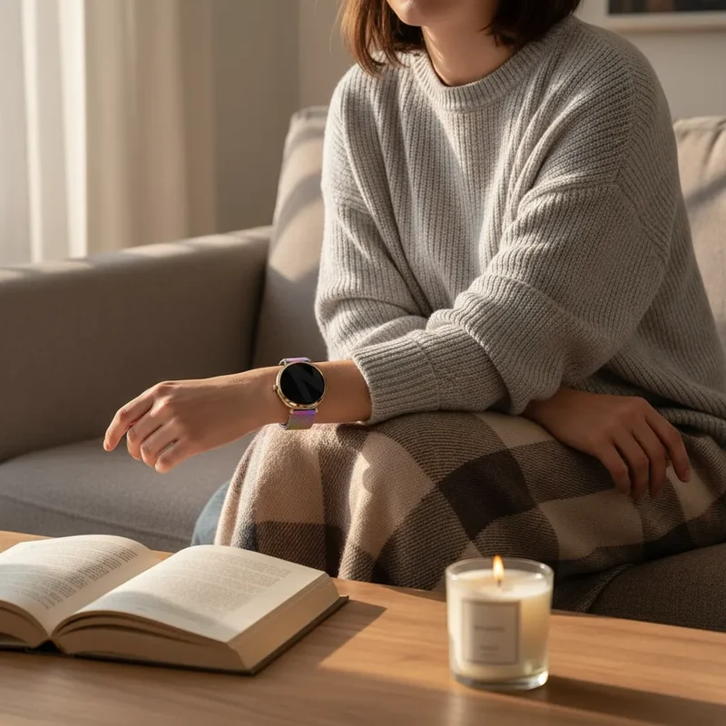 Bandz Zenwatch Lily Milanese Loop Armband (Regenbogen)