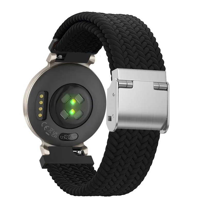 Bandz Zenwatch Lily Gewebtes Nylonarmband (Schwarz)