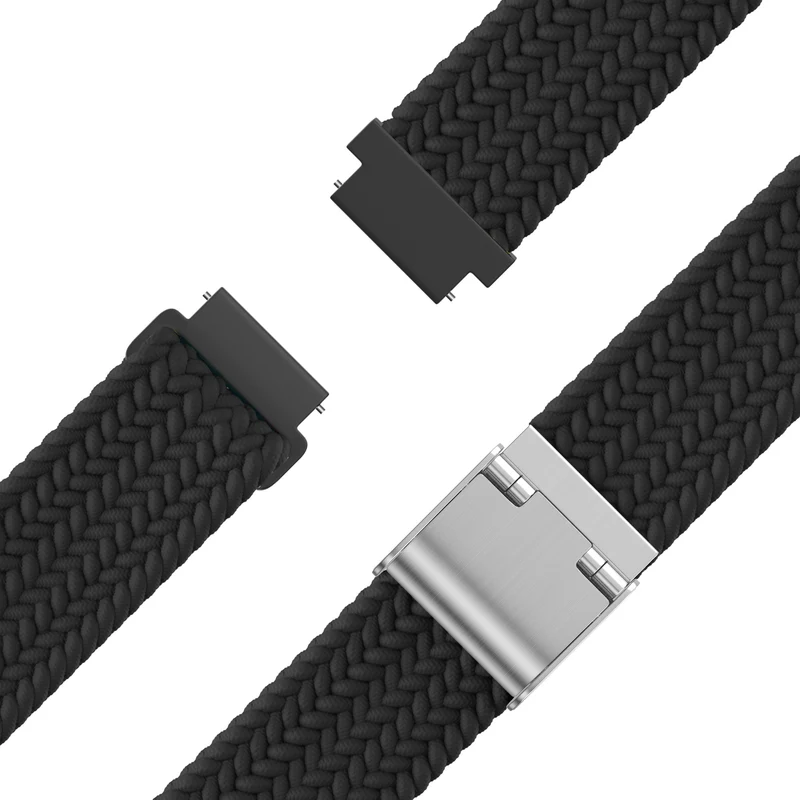 Bandz Zenwatch Lily Gewebtes Nylonarmband (Schwarz)