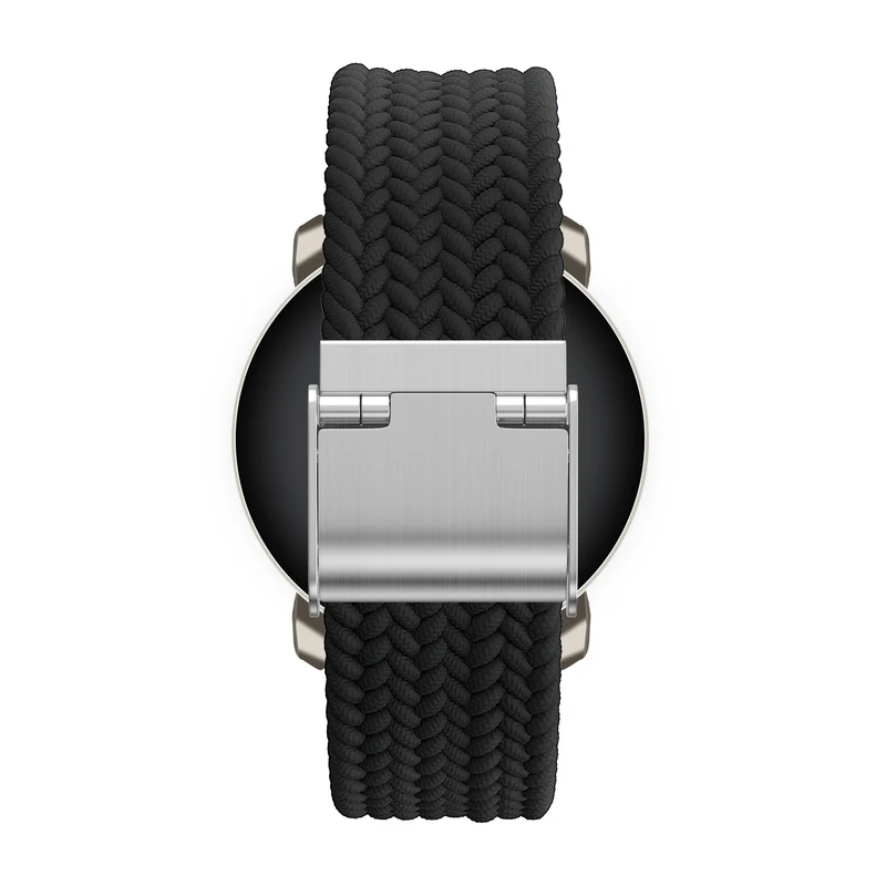 Bandz Zenwatch Lily Gewebtes Nylonarmband (Schwarz)