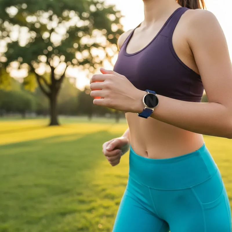 Bandz Zenwatch Lily Gewebtes Nylonarmband (Blau)