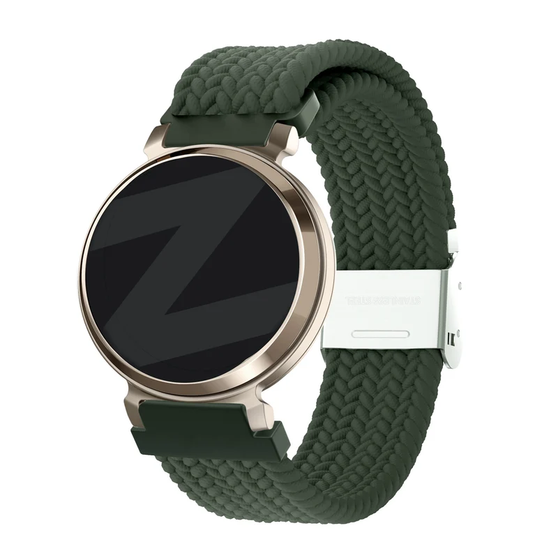 Bandz Zenwatch Lily Gewebtes Nylonarmband (Grün)