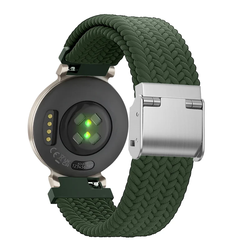 Bandz Zenwatch Lily Gewebtes Nylonarmband (Grün)