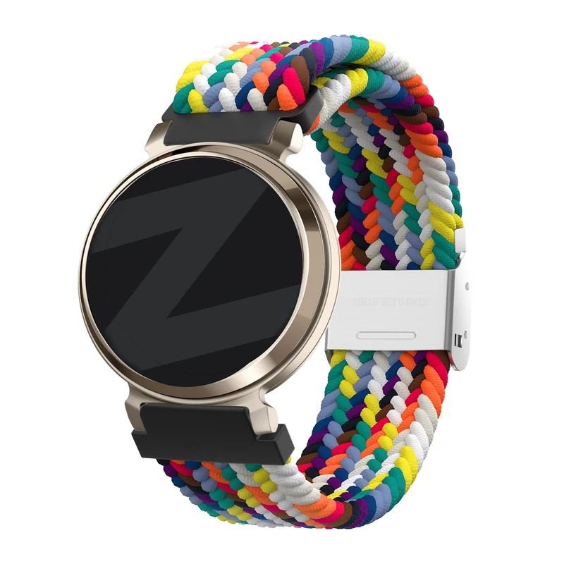 Bandz Zenwatch Lily Gewebtes Nylonarmband (Regenbogen)