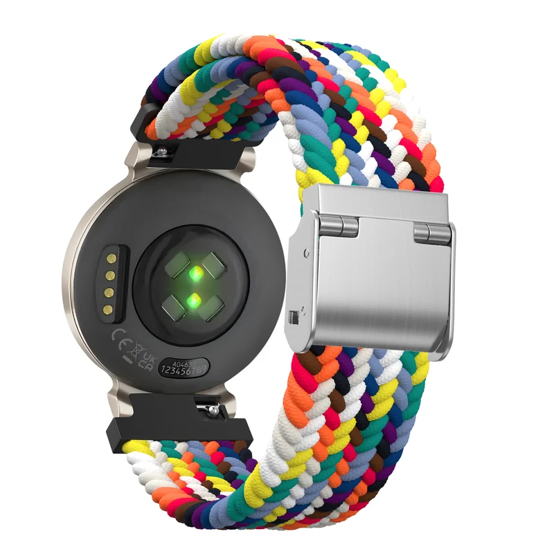 Bandz Zenwatch Lily Gewebtes Nylonarmband (Regenbogen)