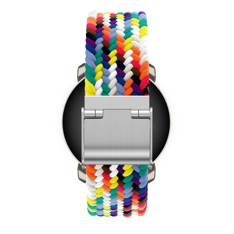 Bandz Zenwatch Lily Gewebtes Nylonarmband (Regenbogen)