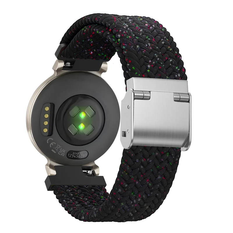 Bandz Zenwatch Lily Gewebtes Nylonarmband (Schwarz)