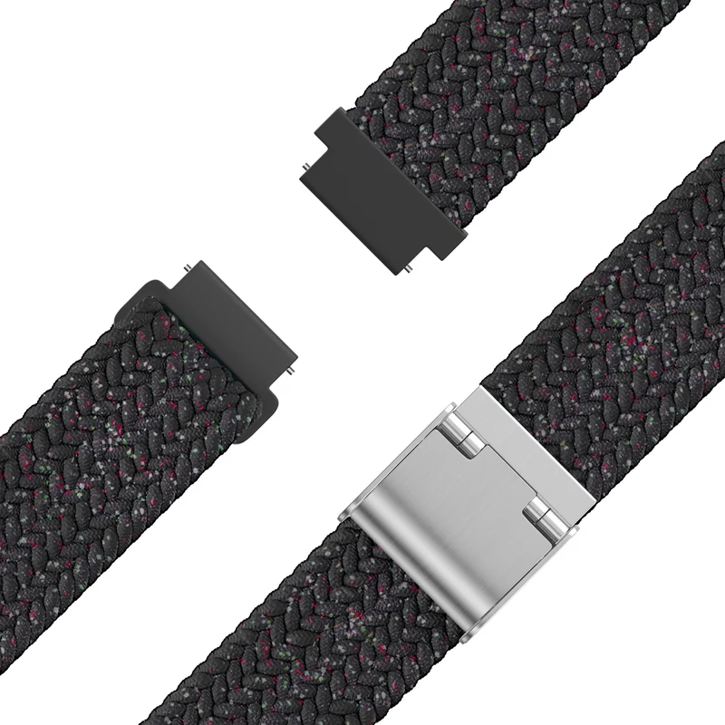 Bandz Zenwatch Lily Gewebtes Nylonarmband (Schwarz)