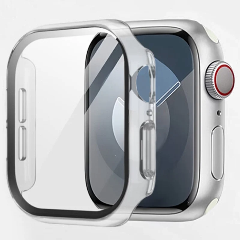 Süß Apple Watch Series 10 46mm Hülle mit Displayschutz in Silikon