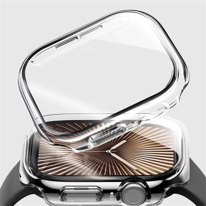 Süß Apple Watch Series 10 46mm Hülle mit Displayschutz in Silikon