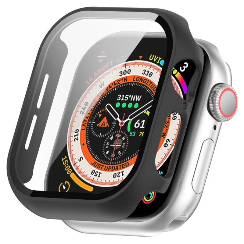 Weich Apple Watch Series 10 42mm Hülle mit Displayschutz in Silikon