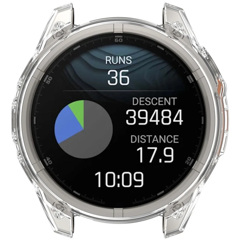 Garmin Fenix 8 51mm Transparent Silikon Bumper