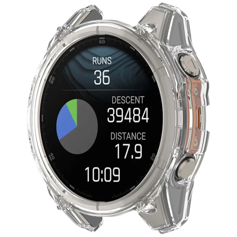 Garmin Fenix 8 51mm Transparent Silikon Bumper