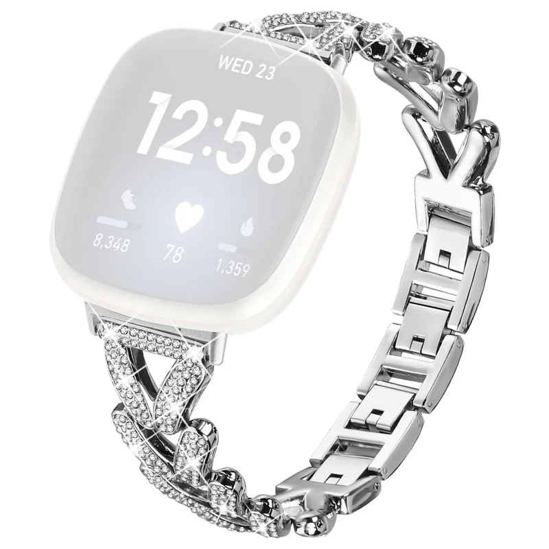 Unglaublich Schön Fitbit Versa 3 / Fitbit Sense Metall Armband