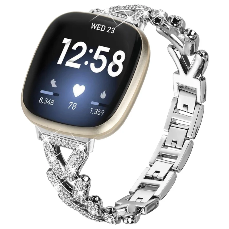 Unglaublich Schön Fitbit Versa 3 / Fitbit Sense Metall Armband