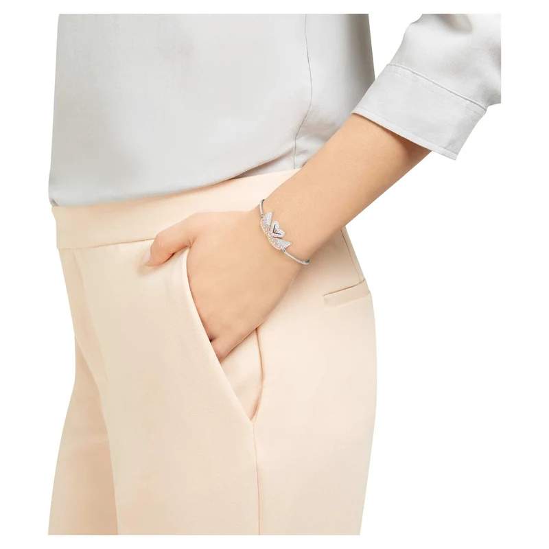 Swarovski Armreif Damen Iconic Swan Mehrfarbig Silberfarben 5256264