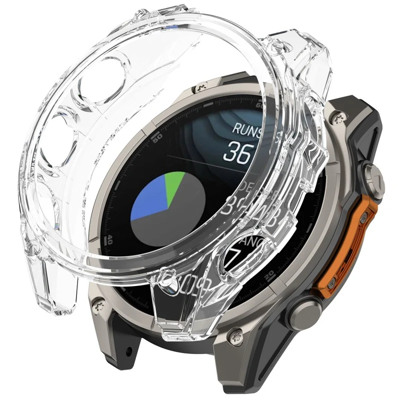Garmin Fenix 8 43mm Transparent Silikon Bumper