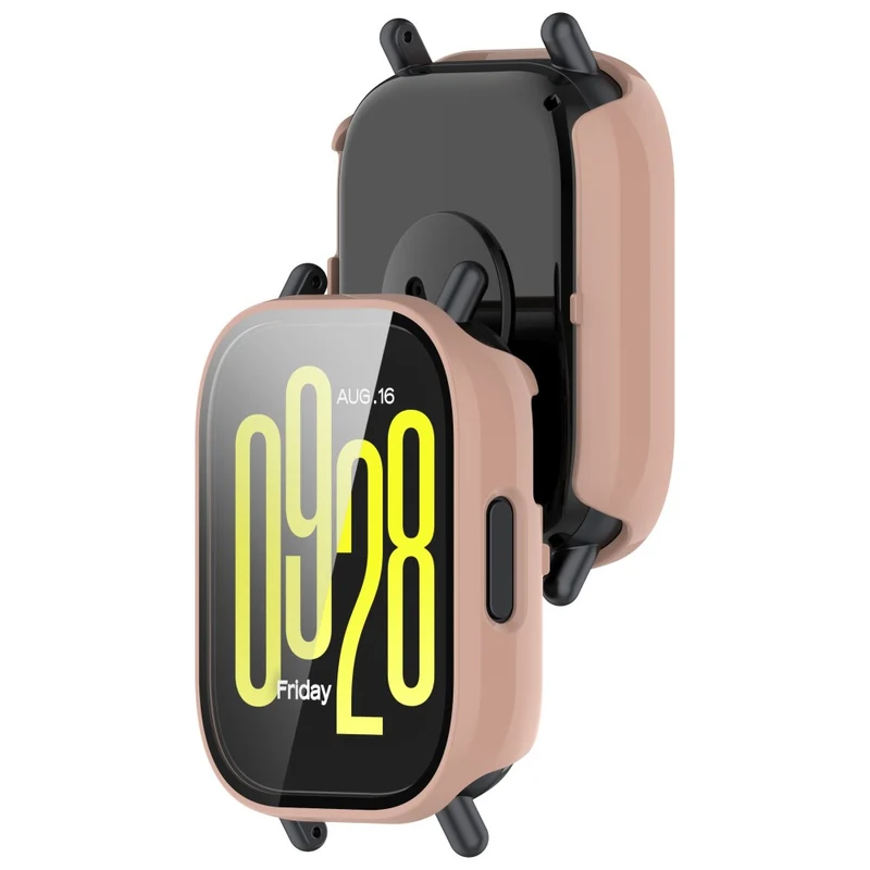 Dauerhaft Xiaomi Redmi Watch 5 Lite Hülle mit Displayschutz in Glas und Plastik