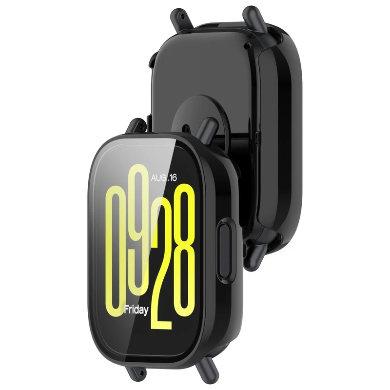 Dauerhaft Xiaomi Redmi Watch 5 Lite Hülle mit Displayschutz in Glas und Plastik