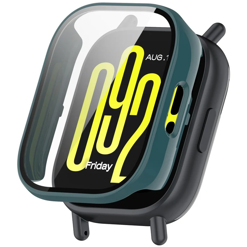 Dauerhaft Xiaomi Redmi Watch 5 Lite Hülle mit Displayschutz in Glas und Plastik
