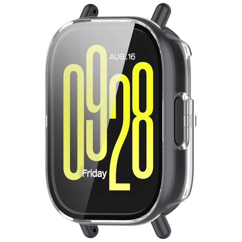 Dauerhaft Xiaomi Redmi Watch 5 Lite Hülle mit Displayschutz in Glas und Plastik