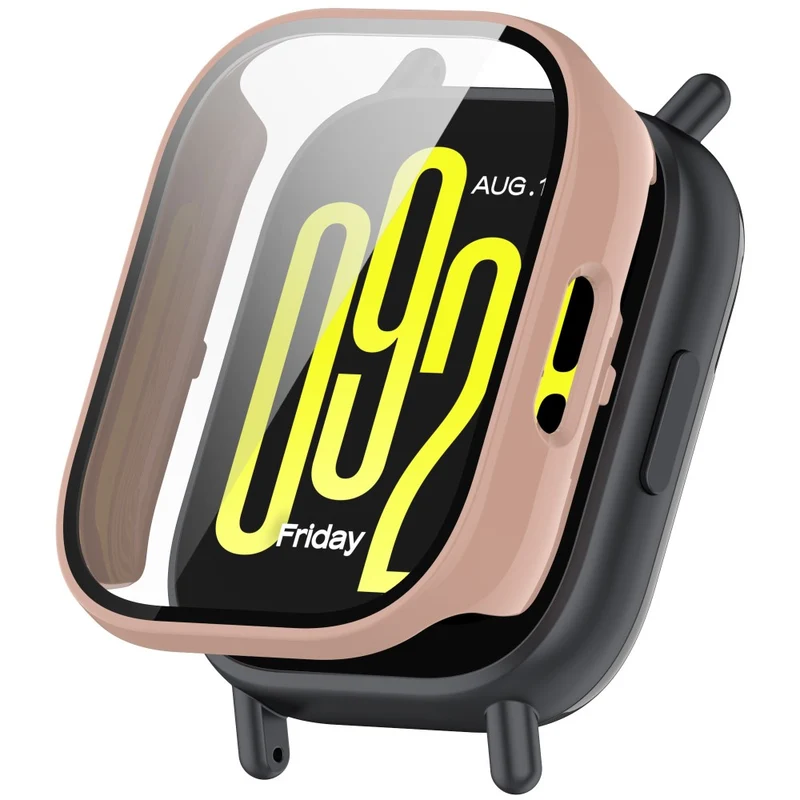 Absolut Stylisch Xiaomi Redmi Watch 5 Active Hülle mit Displayschutz in Glas und Plastik