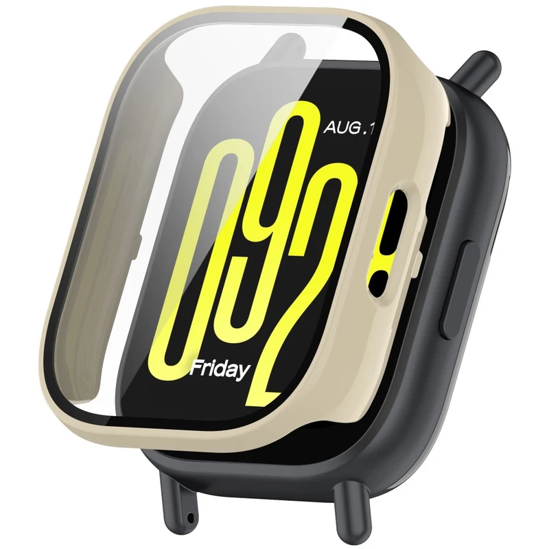 Absolut Stylisch Xiaomi Redmi Watch 5 Active Hülle mit Displayschutz in Glas und Plastik