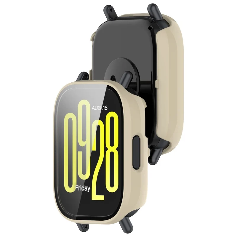 Absolut Stylisch Xiaomi Redmi Watch 5 Active Hülle mit Displayschutz in Glas und Plastik