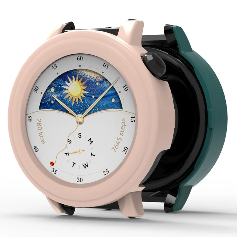 Dauerhaft Huawei Watch GT 5 Pro 42mm Hülle mit Displayschutz in Glas und Plastik