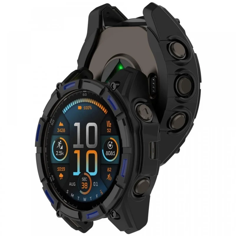 Garmin Fenix 8 47mm Flexibel Silikon Bumper