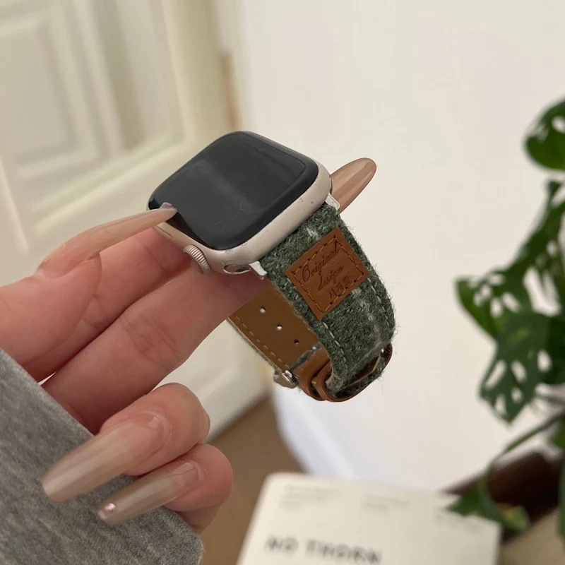 Wirklich Schick Apple Smartwatch Kunstleder Universell Armband