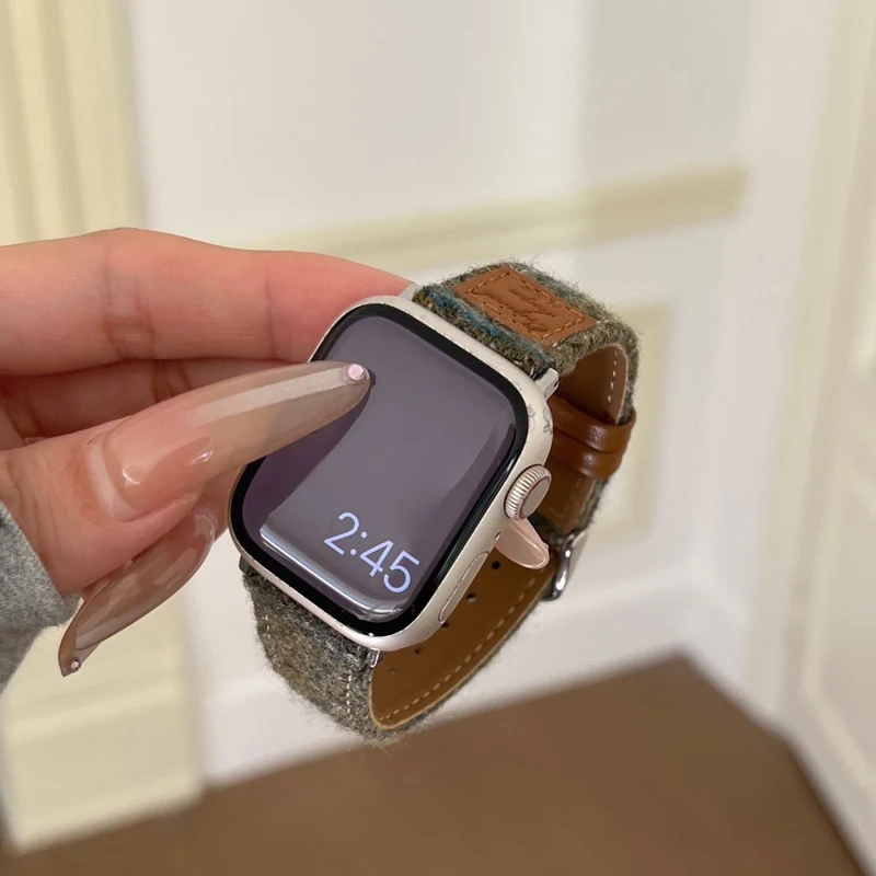 Wirklich Schick Apple Smartwatch Kunstleder Universell Armband