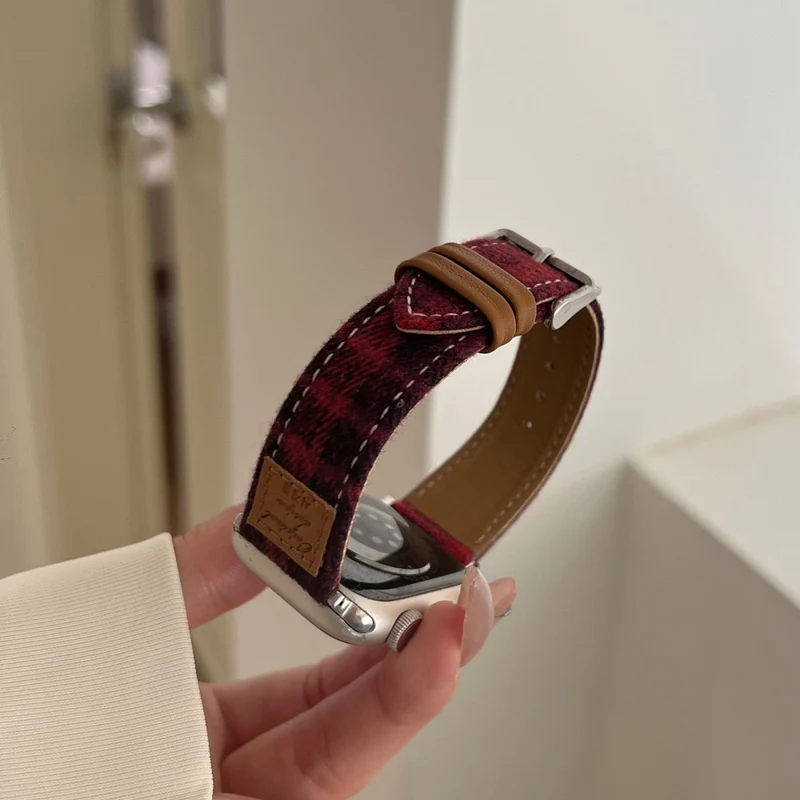 Auffallend Gut Apple Smartwatch Kunstleder Universell Armband
