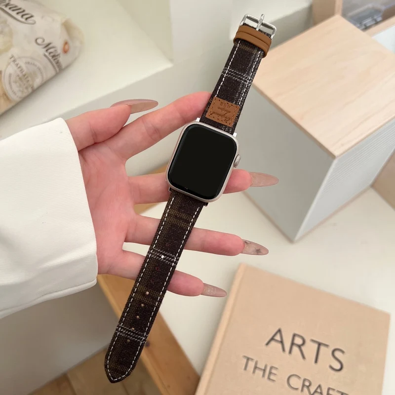 Auffallend Gut Apple Smartwatch Kunstleder Universell Armband