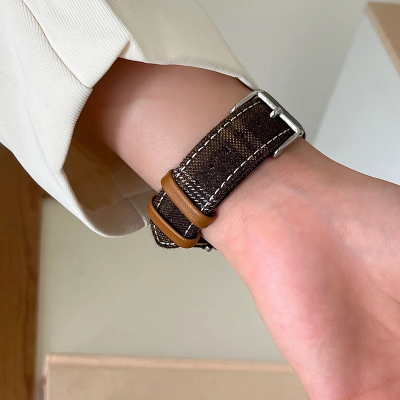 Auffallend Gut Apple Smartwatch Kunstleder Universell Armband