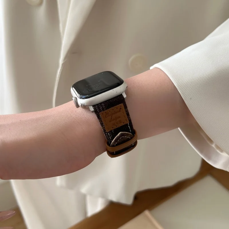 Auffallend Gut Apple Smartwatch Kunstleder Universell Armband