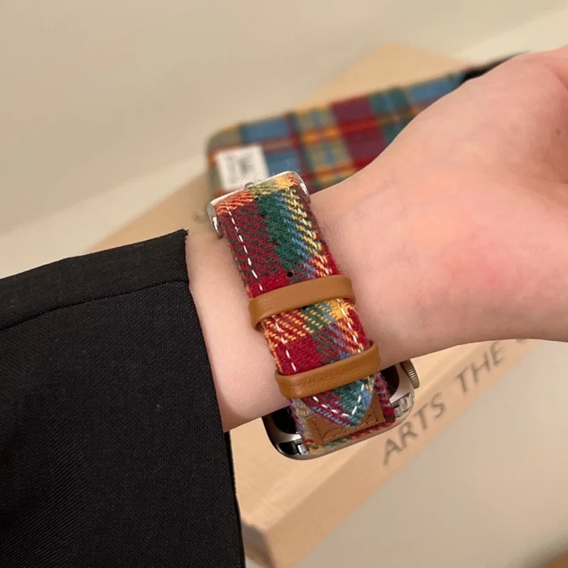 Auffallend Gut Apple Smartwatch Kunstleder Universell Armband