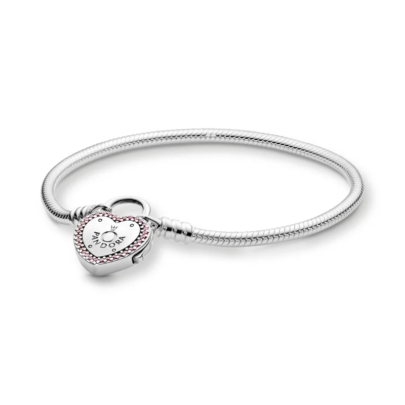 Pandora Armband Damen Moments Silber Rosa 596586FPC 20