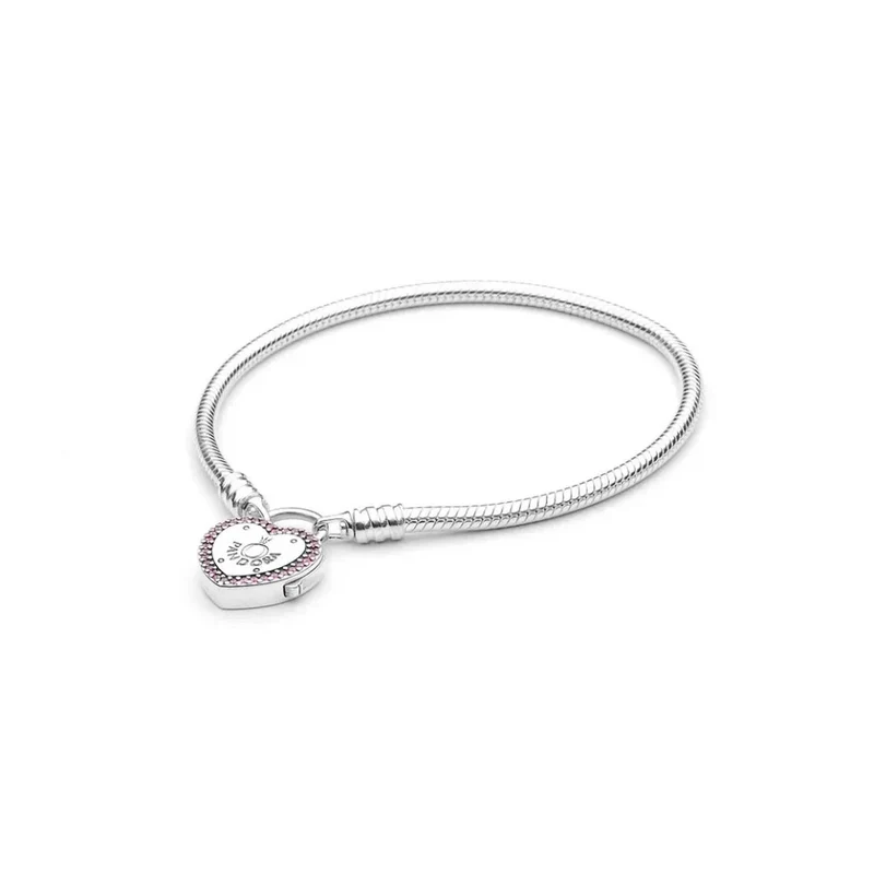 Pandora Armband Damen Moments Silber Rosa 596586FPC 20