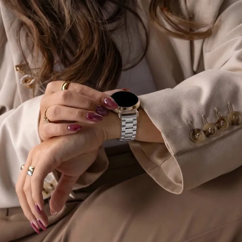 Zenwatch Lily Stahlarmband (Silber)