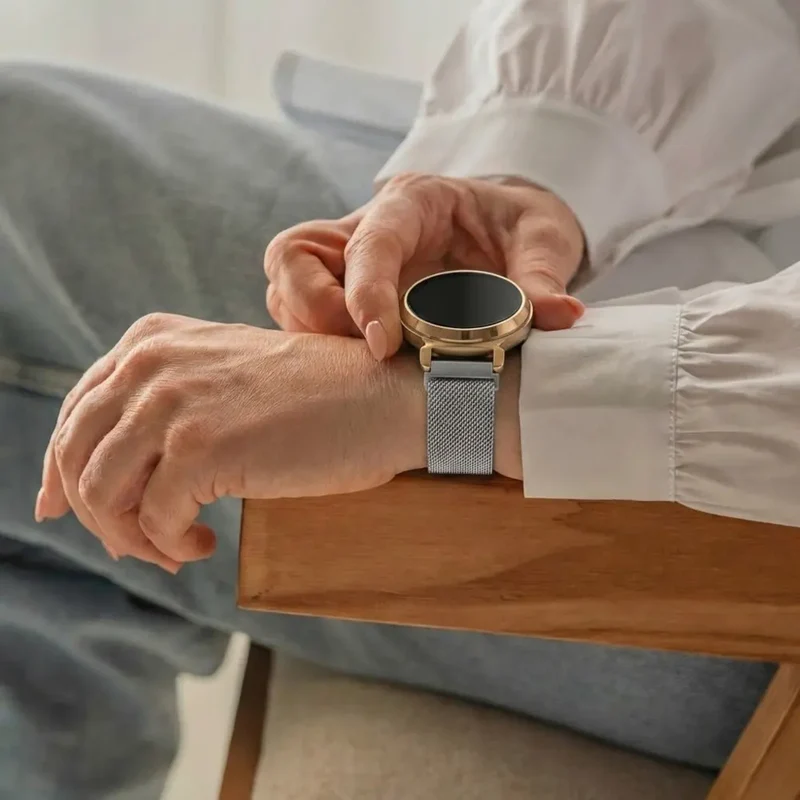 Zenwatch Lily Milanese Armband (Silber)