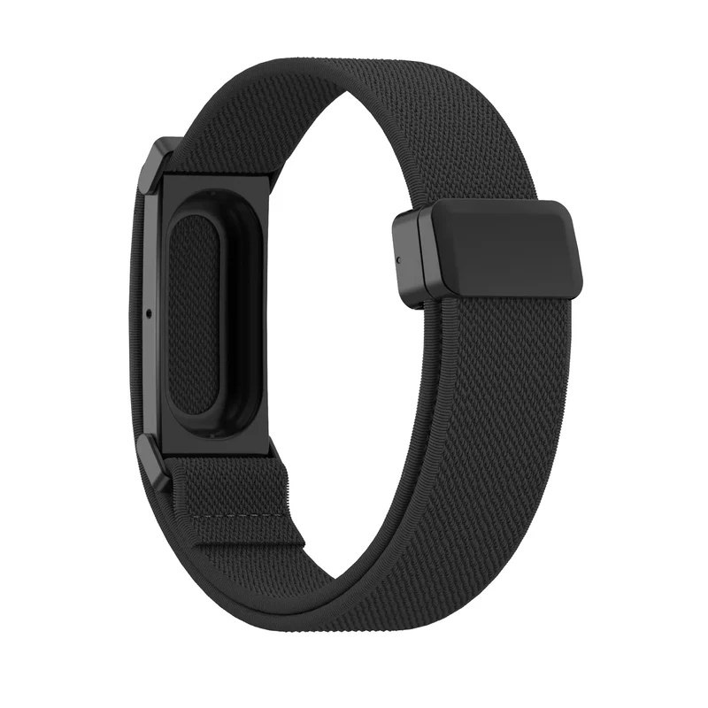 Bandz Fitbit Air Nylonarmband mit D-Schnalle (Schwarz)
